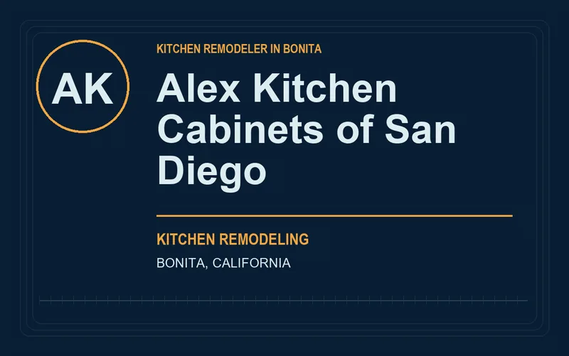 Alex Kitchen Cabinets of San Diego in Bonita, California