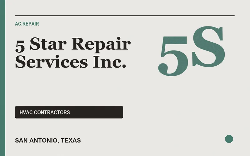 5 Star Repair Services Inc. in San Antonio, Texas