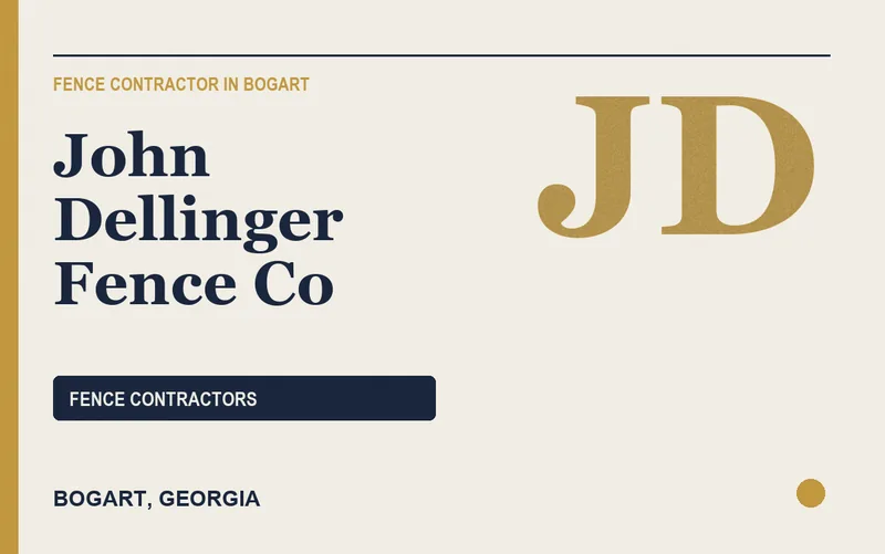 John Dellinger Fence Co in Bogart, Georgia