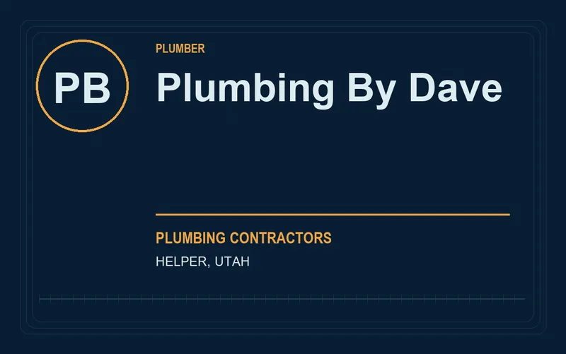 Plumbing By Dave in Helper, Utah