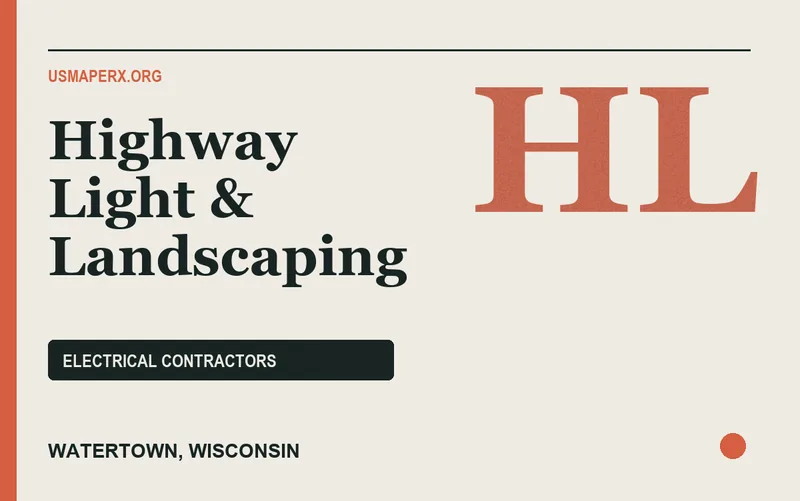 Highway Light & Landscaping in Watertown, Wisconsin