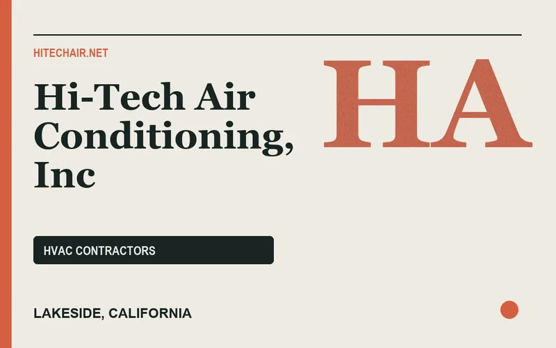 Hi-Tech Air Conditioning, Inc in Lakeside, California