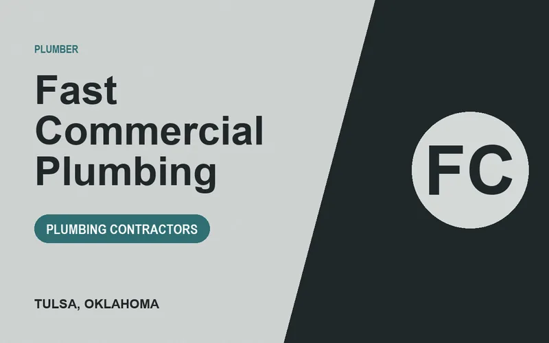 Fast Commercial Plumbing in Tulsa, Oklahoma