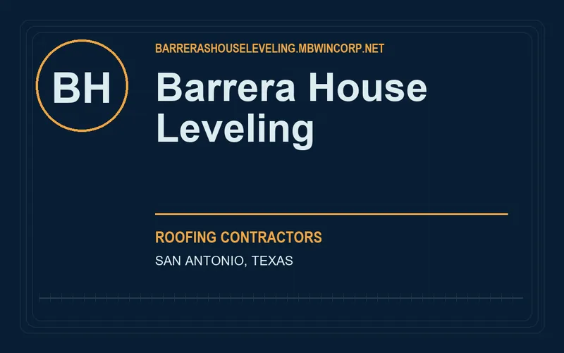 BARRERA HOUSE LEVELING in San Antonio, Texas