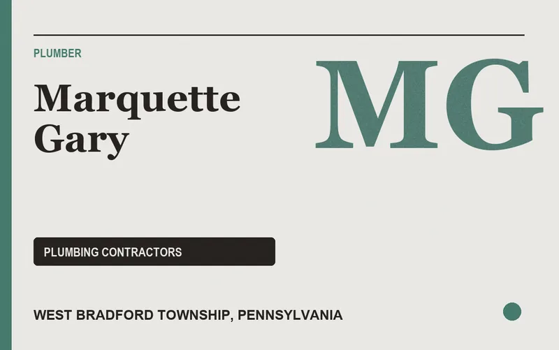 Marquette Gary in West Bradford Township, Pennsylvania