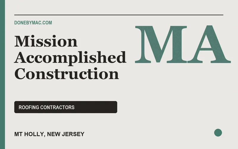 Mission Accomplished Construction in Mt Holly, New Jersey