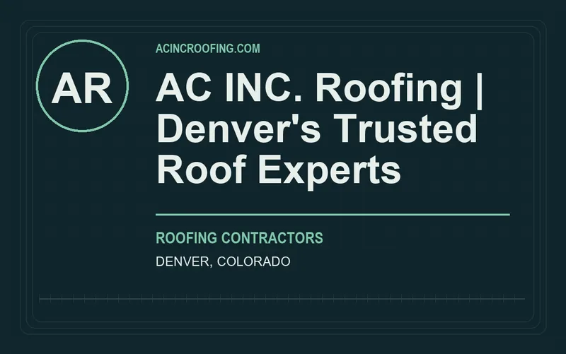 AC INC. Roofing | Denver's Trusted Roof Experts in Denver, Colorado