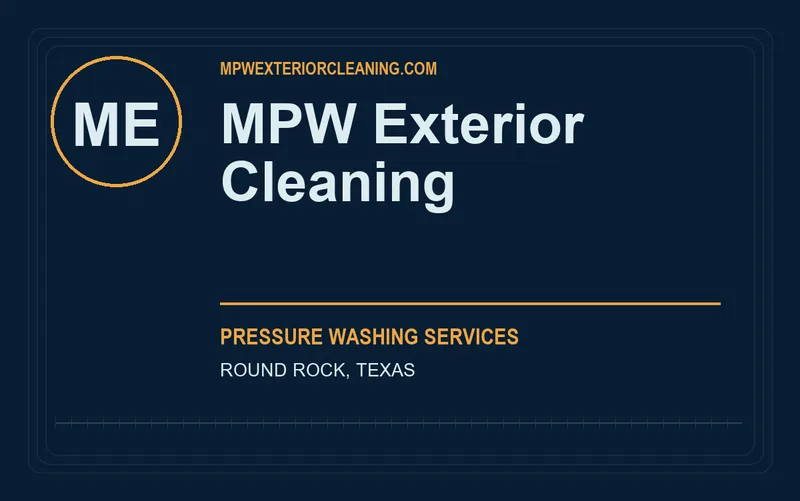 MPW Exterior Cleaning in Round Rock, Texas
