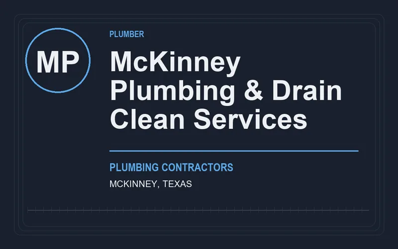 McKinney Plumbing & Drain Clean Services in McKinney, Texas
