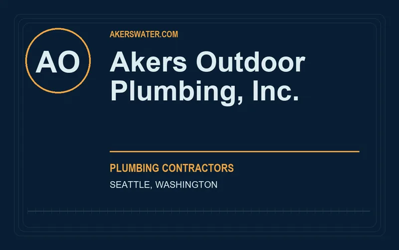 Akers Outdoor Plumbing, Inc. in Seattle, Washington