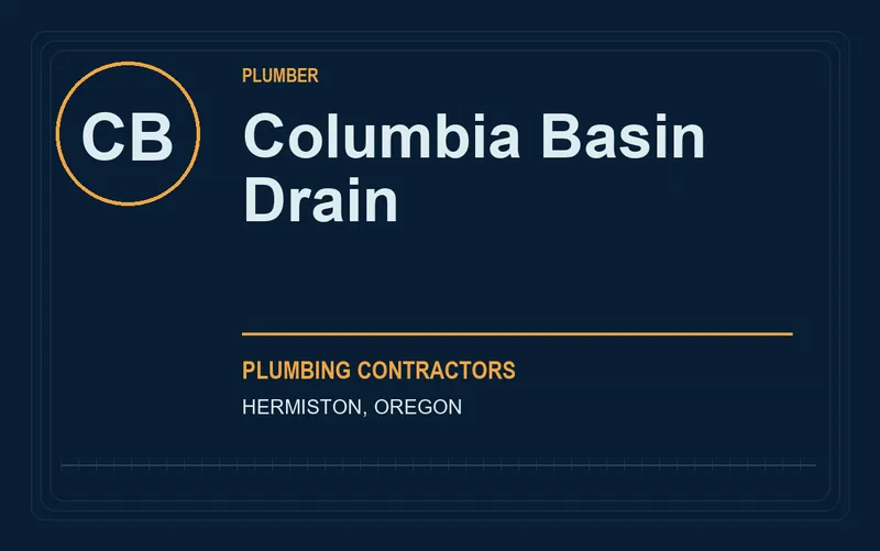 Columbia Basin Drain in Hermiston, Oregon