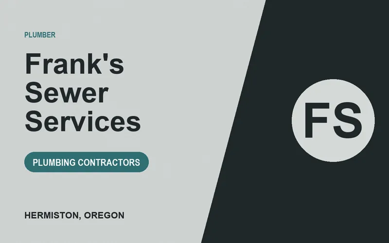Frank's Sewer Services in Hermiston, Oregon