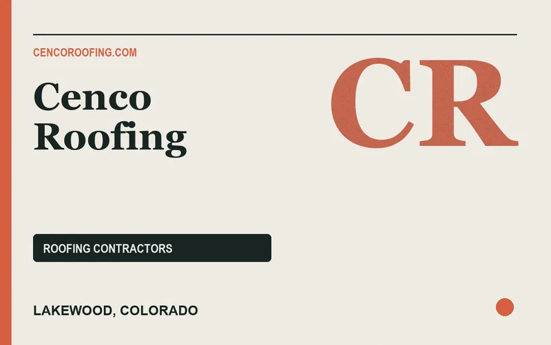 Cenco Roofing in Lakewood, Colorado
