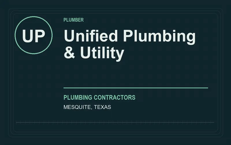 Unified Plumbing & Utility in Mesquite, Texas