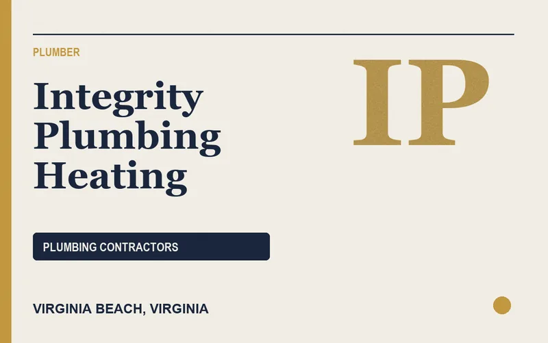 Integrity Plumbing Heating in Virginia Beach, Virginia