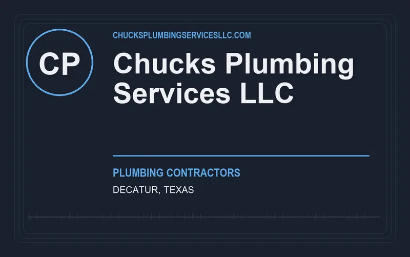 Chucks Plumbing Services LLC in Decatur, Texas