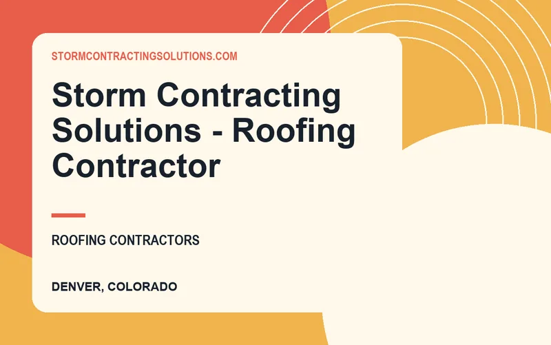 Storm Contracting Solutions - Roofing Contractor in Denver, Colorado