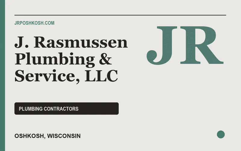 J. Rasmussen Plumbing & Service, LLC in Oshkosh, Wisconsin