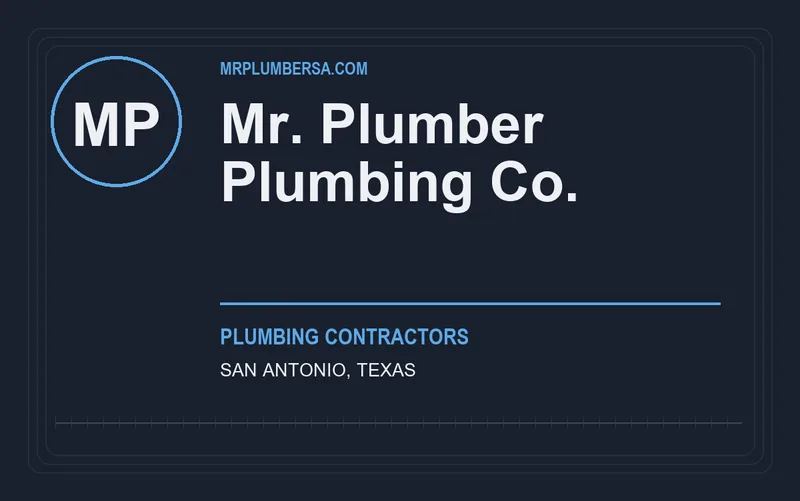 Mr. Plumber Plumbing Co. in San Antonio, Texas