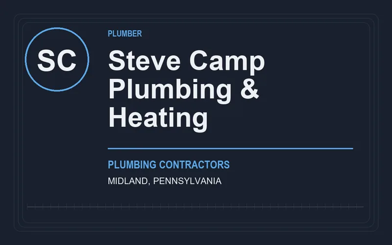 Steve Camp Plumbing & Heating in Midland, Pennsylvania