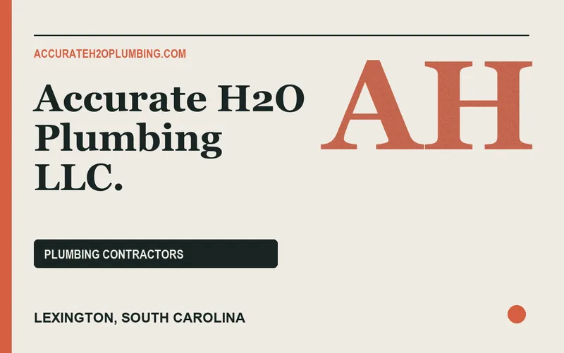Accurate H2O Plumbing L.L.C. in Lexington, South Carolina