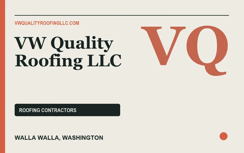 VW Quality Roofing LLC in Walla Walla, Washington