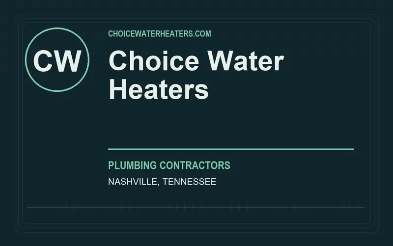 Choice Water Heaters in Nashville, Tennessee