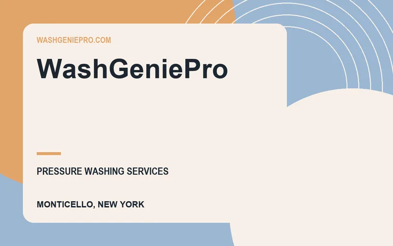 WashGeniePro in Monticello, New York