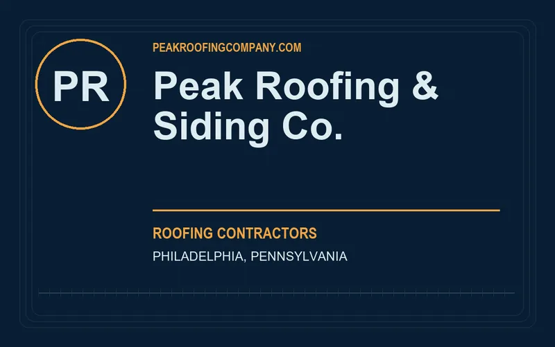 Peak Roofing & Siding Co. in Philadelphia, Pennsylvania