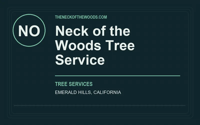 Neck of the Woods Tree Service in Emerald Hills, California
