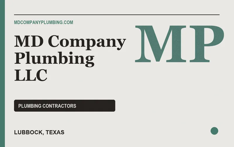 MD Company Plumbing LLC in Lubbock, Texas