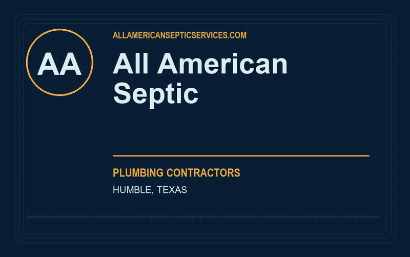 All American Septic in Humble, Texas