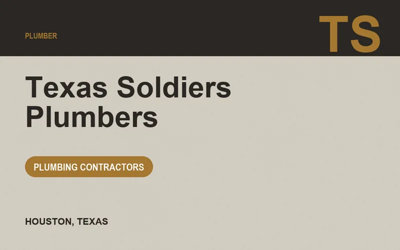Texas Soldiers Plumbers in Houston, Texas