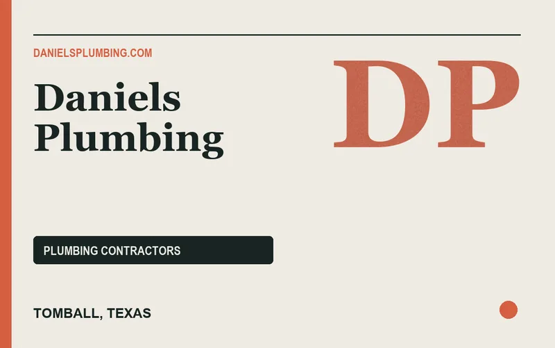 Daniels Plumbing in Tomball, Texas