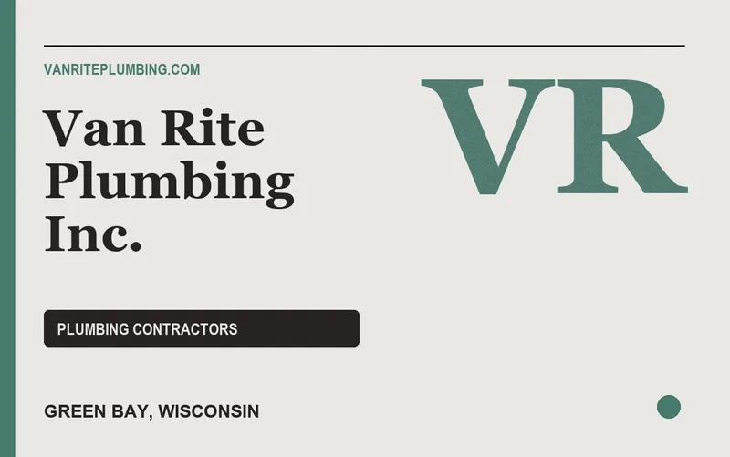 Van Rite Plumbing Inc. in Green Bay, Wisconsin