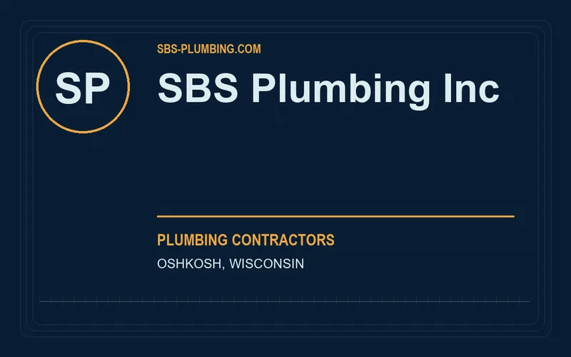 SBS Plumbing Inc in Oshkosh, Wisconsin