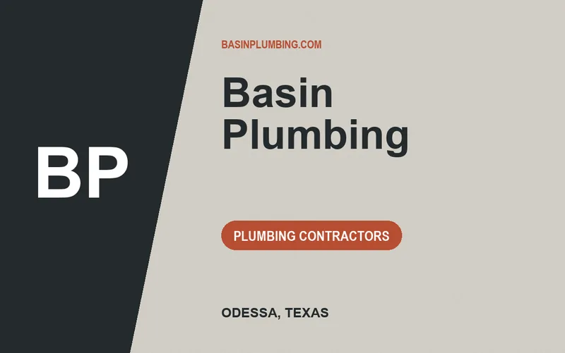 Basin Plumbing in Odessa, Texas