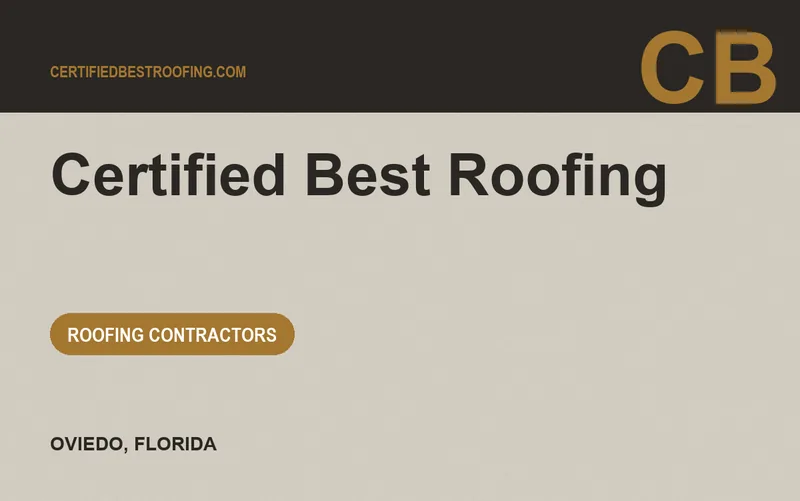 Certified Best Roofing in Oviedo, Florida
