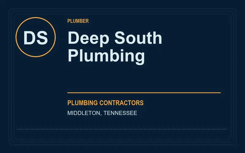 Deep South Plumbing in Middleton, Tennessee