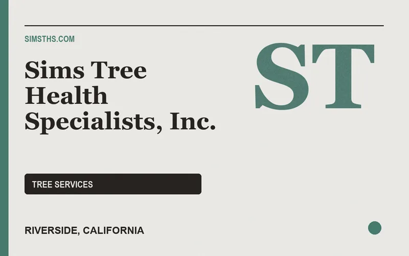 Sims Tree Health Specialists, Inc. in Riverside, California