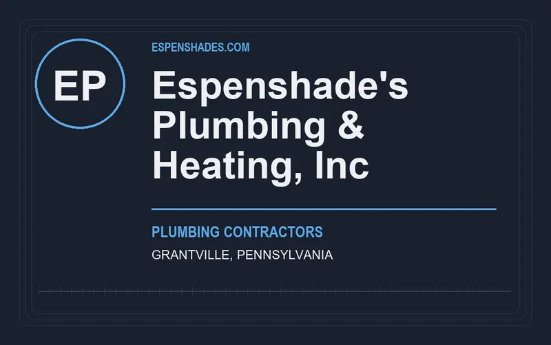 Espenshade's Plumbing & Heating, Inc in Grantville, Pennsylvania