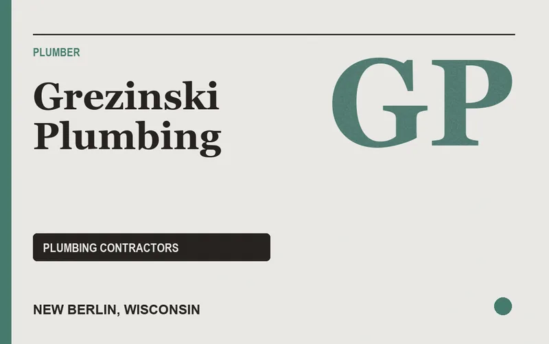 Grezinski Plumbing in New Berlin, Wisconsin