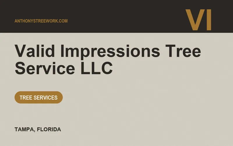 Valid Impressions Tree Service LLC in Tampa, Florida