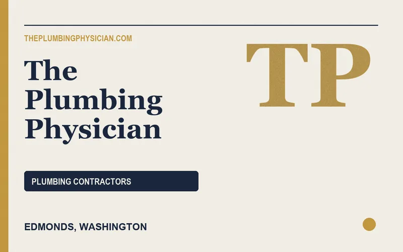 The Plumbing Physician in Edmonds, Washington