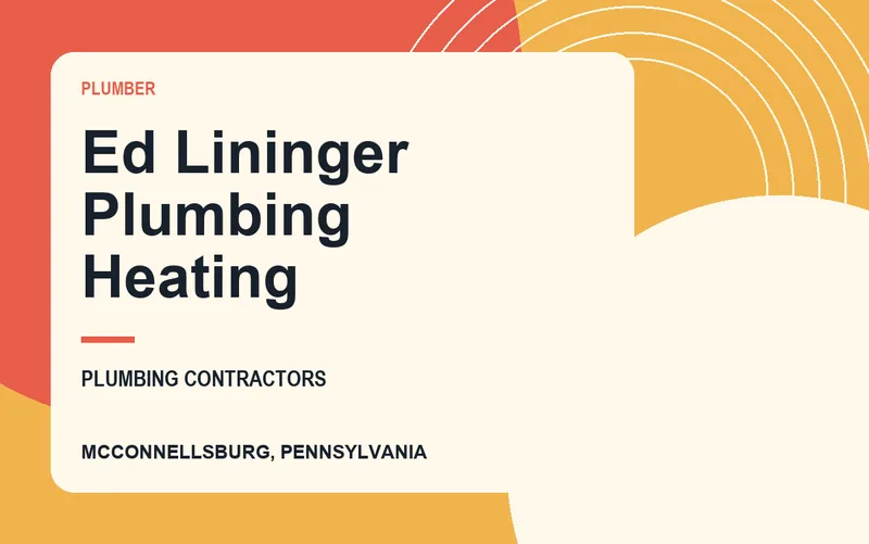 Ed Lininger Plumbing Heating in Mcconnellsburg, Pennsylvania