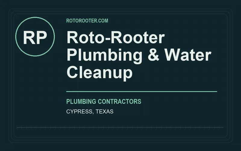 Roto-Rooter Plumbing & Water Cleanup in Cypress, Texas