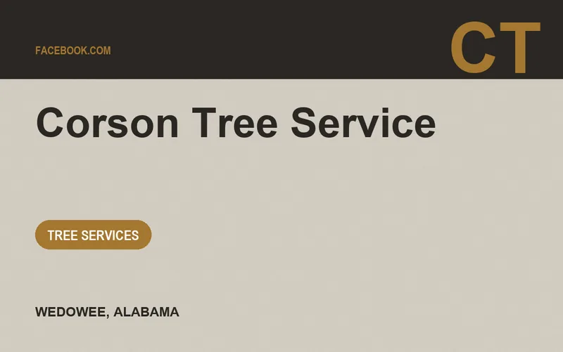Corson Tree Service in Wedowee, Alabama