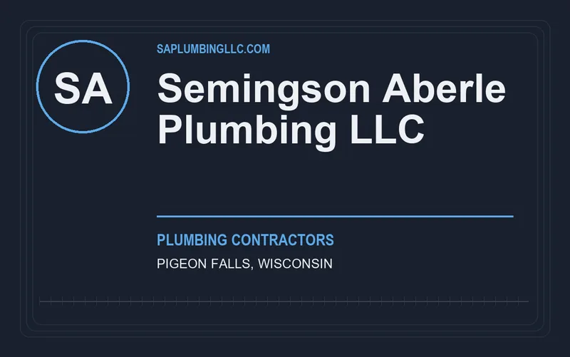 Semingson Aberle Plumbing LLC in Pigeon Falls, Wisconsin