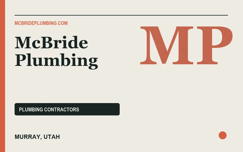 McBride Plumbing in Murray, Utah