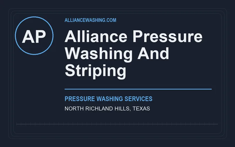 Alliance Pressure Washing And Striping in North Richland Hills, Texas